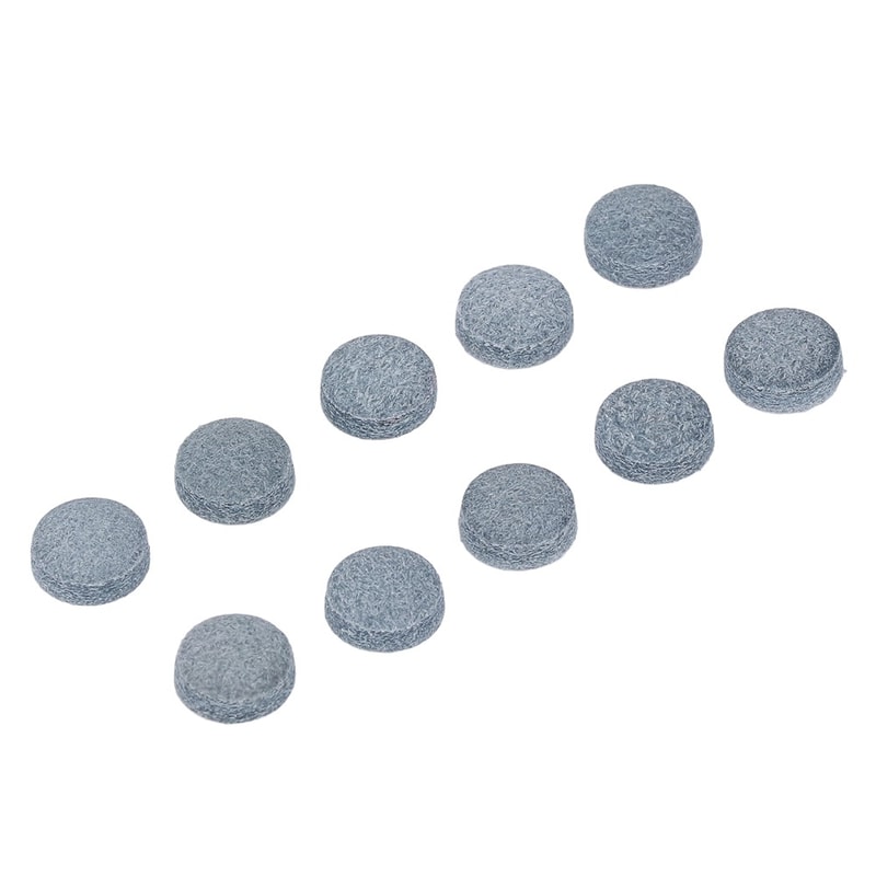 Replacement Pool Cues, Leather Billiard Pool Cue Tips Storage Box, Glue-on Snooker Cue Tips, Multiple Sizes