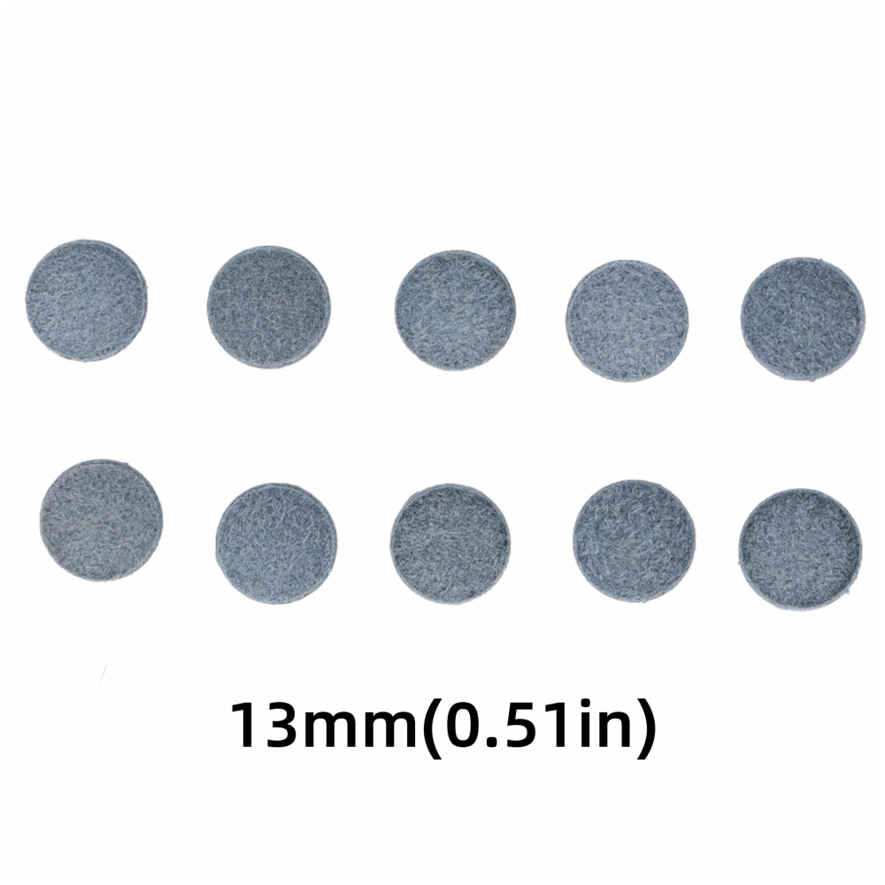 Replacement Pool Cues, Leather Billiard Pool Cue Tips Storage Box, Glue-on Snooker Cue Tips, Multiple Sizes