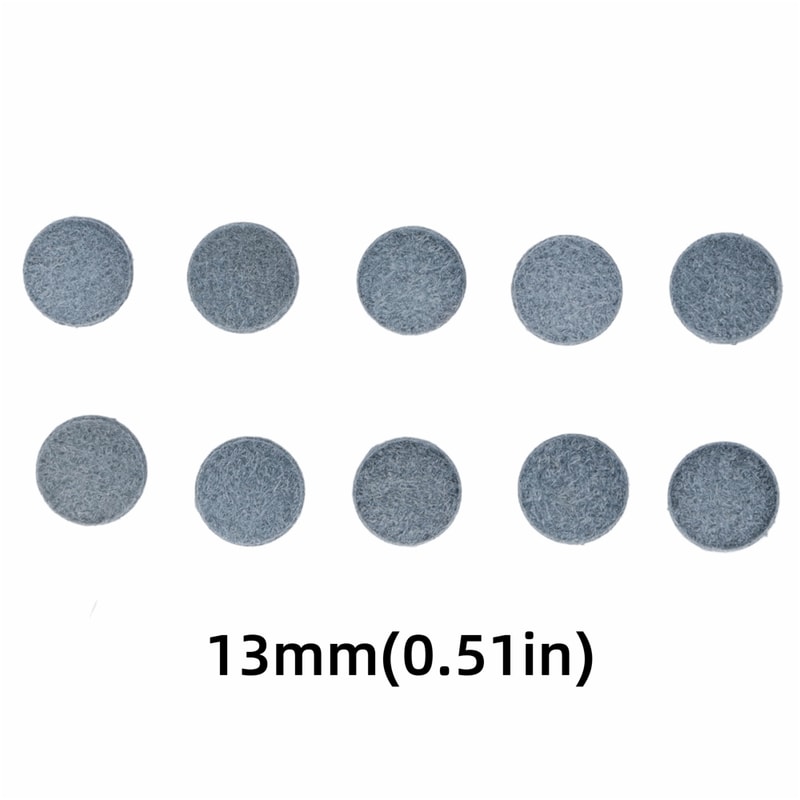 Replacement Pool Cues, Leather Billiard Pool Cue Tips Storage Box, Glue-on Snooker Cue Tips, Multiple Sizes