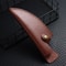 Leather Knife Sheath With Waist Belt Buckle, Pocket Multi-function Tool Knife Protective Cover, Flashlight Case for Outd