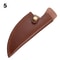 Leather Knife Sheath With Waist Belt Buckle, Pocket Multi-function Tool Knife Protective Cover, Flashlight Case for Outd