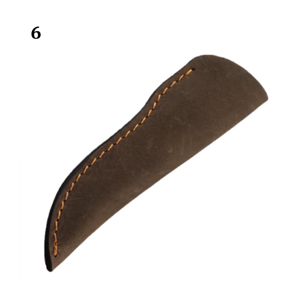 Leather Knife Sheath With Waist Belt Buckle, Pocket Multi-function Tool Knife Protective Cover, Flashlight Case for Outd