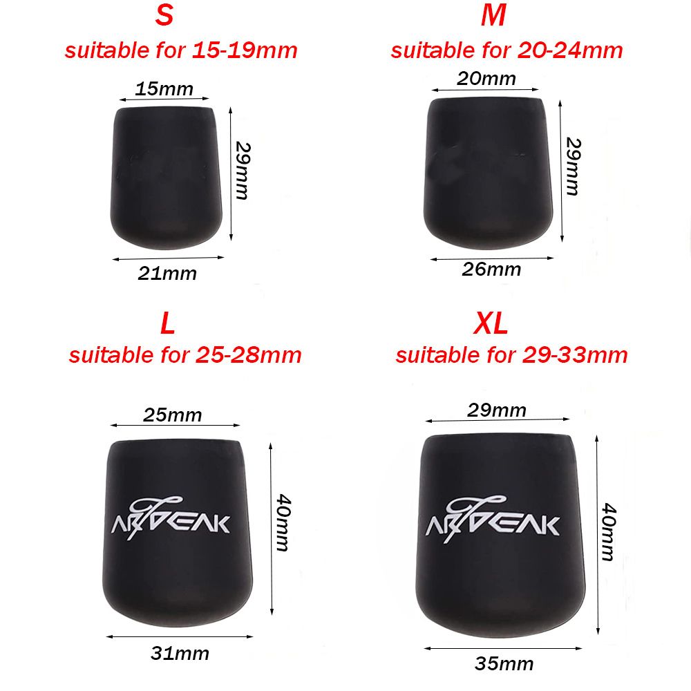 Fishing Rod Handle Protective Case, Silicone Lure Rod Bottom Protector, Random Color Cap Lua Rod Back Block Accessory