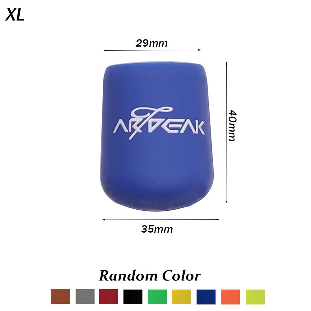 Fishing Rod Handle Protective Case, Silicone Lure Rod Bottom Protector, Random Color Cap Lua Rod Back Block Accessory