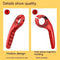 Adjustable Cow Horn Handle, Plastic Bike Cycling Handle Grips for Auxiliary Bicycle Handlebar, Anti-Slip