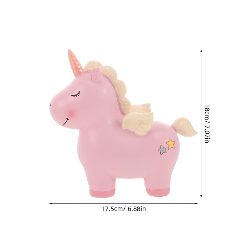 Saving Unicorn Piggy Bank for Girls Storage Bank Unicorn Small Size