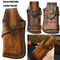 Brown Belt Loop Case Holder New Leather Sheath Pocket Flashlight Belt Fold Knife Scabbard Hunt Camp 0