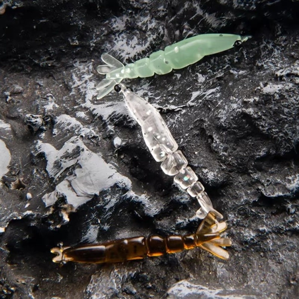 Lure Glowing Effect Bait Weight Soft Silicone Glowing Fishing Lure Luminous Design For Bass Trout 3