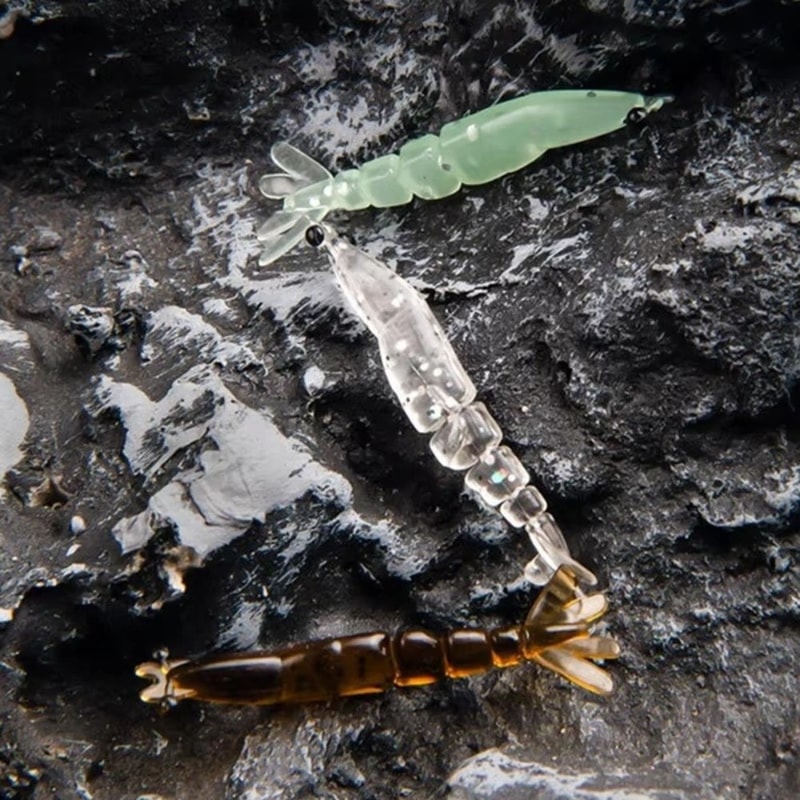 Lure Glowing Effect Bait Weight Soft Silicone Glowing Fishing Lure Luminous Design For Bass Trout 3