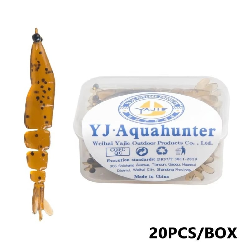 Lure Glowing Effect Bait Weight Soft Silicone Glowing Fishing Lure Luminous Design For Bass Trout 7