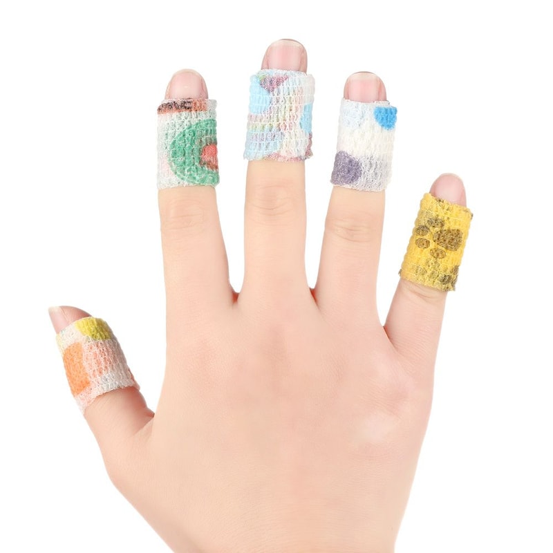 Printed Medical Self Adhesive Elastic Bandage Wrap Tape Finger Joint And Knee First Aid Kit Pet Tap 1