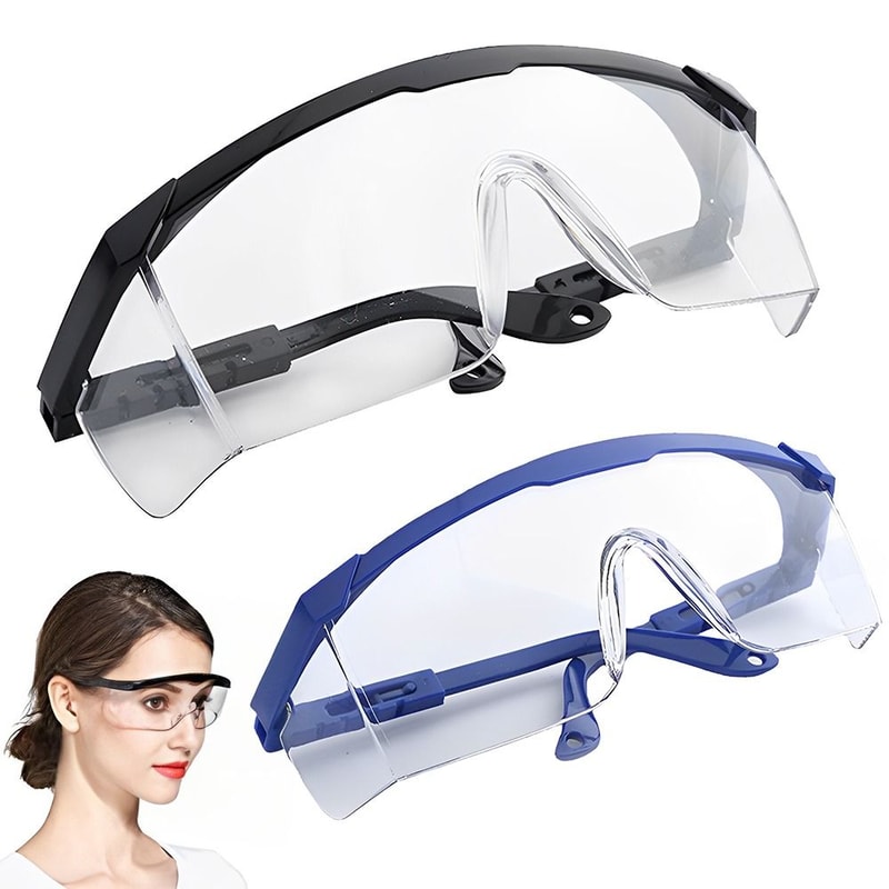 Work Safety Cycling Goggles, Anti-Splash Eye Protection Glasses, Windproof Dustproof, Waterproof Protective