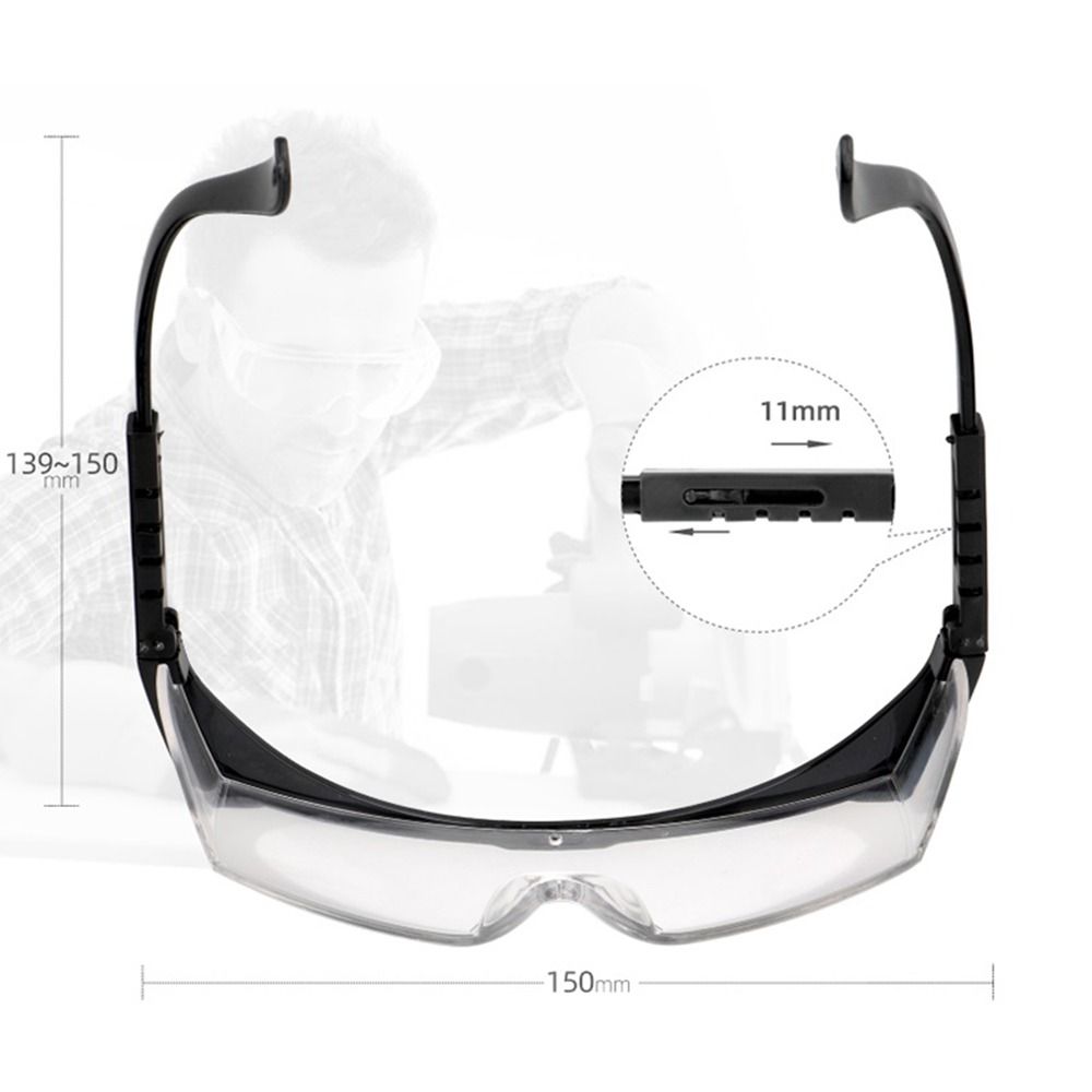 Work Safety Cycling Goggles, Anti-Splash Eye Protection Glasses, Windproof Dustproof, Waterproof Protective