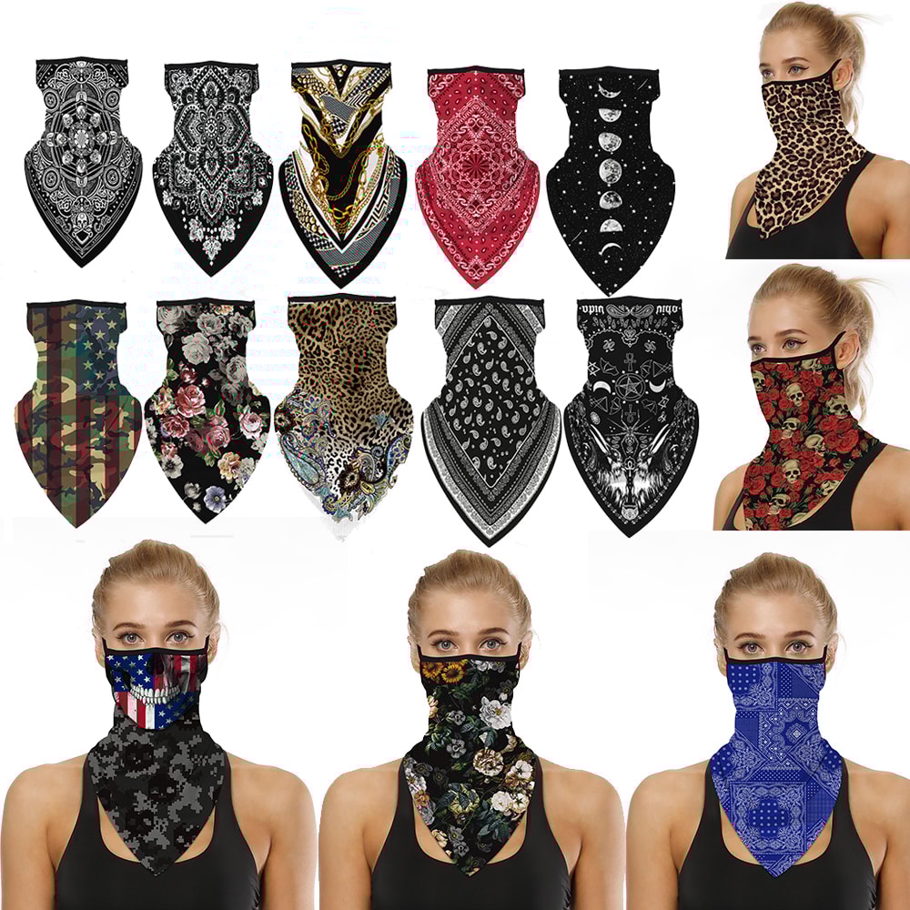 Fashion Face Tube Neck Headband Scarf Multifunction Neck Gaiter Balaclava Bandana Headwear Bandana 1