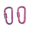 Aluminium Alloy with Lock Safety, High Quality Multi Colors Sports Keychain, D-shape Carabiner Outdoor Tool