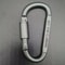 Aluminium Alloy with Lock Safety, High Quality Multi Colors Sports Keychain, D-shape Carabiner Outdoor Tool