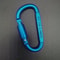 Aluminium Alloy with Lock Safety, High Quality Multi Colors Sports Keychain, D-shape Carabiner Outdoor Tool