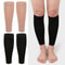 Footless Compression Socks, Nylon Sports Calf Support, Breathable Stretching Leg Sleeves, Running