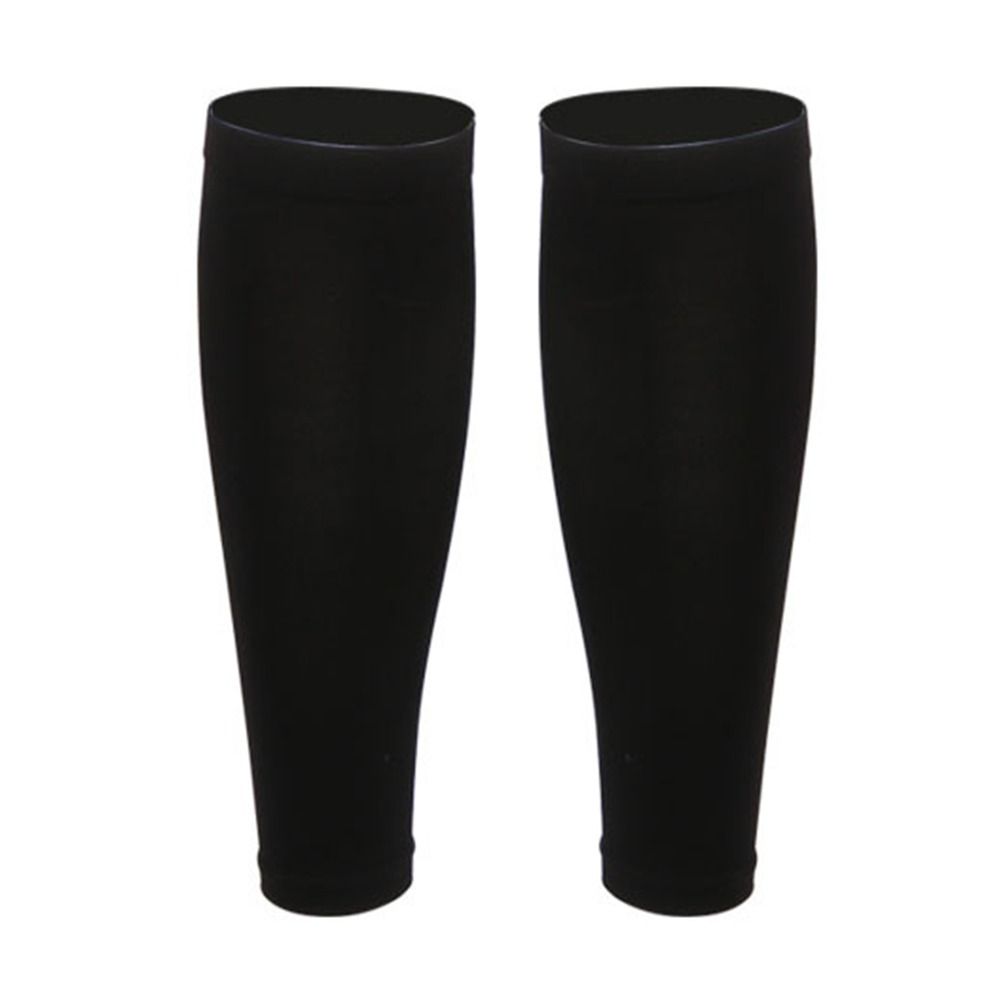 Footless Compression Socks, Nylon Sports Calf Support, Breathable Stretching Leg Sleeves, Running