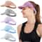 Lightweight Tie Dye Visor Outdoor Sunscreen Hat for Women and Men, Adjustable Quick Dry Golf Cap