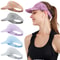 Lightweight Tie Dye Visor Outdoor Sunscreen Hat for Women and Men, Adjustable Quick Dry Golf Cap