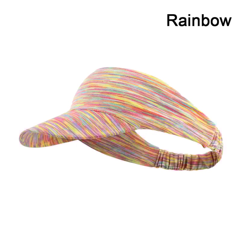Lightweight Tie Dye Visor Outdoor Sunscreen Hat for Women and Men, Adjustable Quick Dry Golf Cap