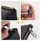 Portable Silver S-Shaped Zipper Lock Clip, Alloy Metal Carabiner, Mini Snap Hook for Luggage and Bags