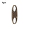 Portable Silver S-Shaped Zipper Lock Clip, Alloy Metal Carabiner, Mini Snap Hook for Luggage and Bags