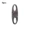 Portable Silver S-Shaped Zipper Lock Clip, Alloy Metal Carabiner, Mini Snap Hook for Luggage and Bags