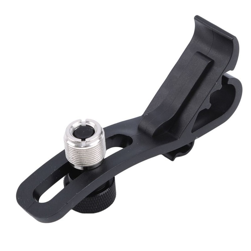 Shockproof Drum Microphone Clip Holder, Rim Mount Clamp Stand for Musical Instruments, Support