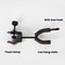 Violin Viola Stand with Bow Hook, Metal Violin Hanger, No Punching Music Stand for Stage