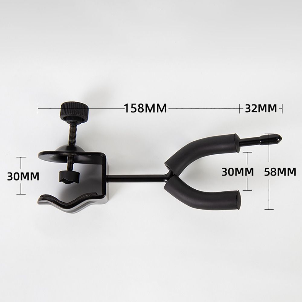 Violin Viola Stand with Bow Hook, Metal Violin Hanger, No Punching Music Stand for Stage