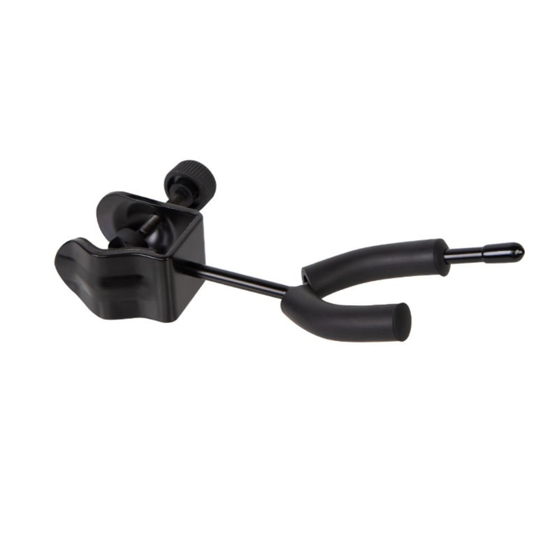 Violin Viola Stand with Bow Hook, Metal Violin Hanger, No Punching Music Stand for Stage