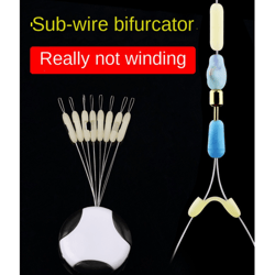 space bean line swivel contact tying tool for fishing line bifurcation