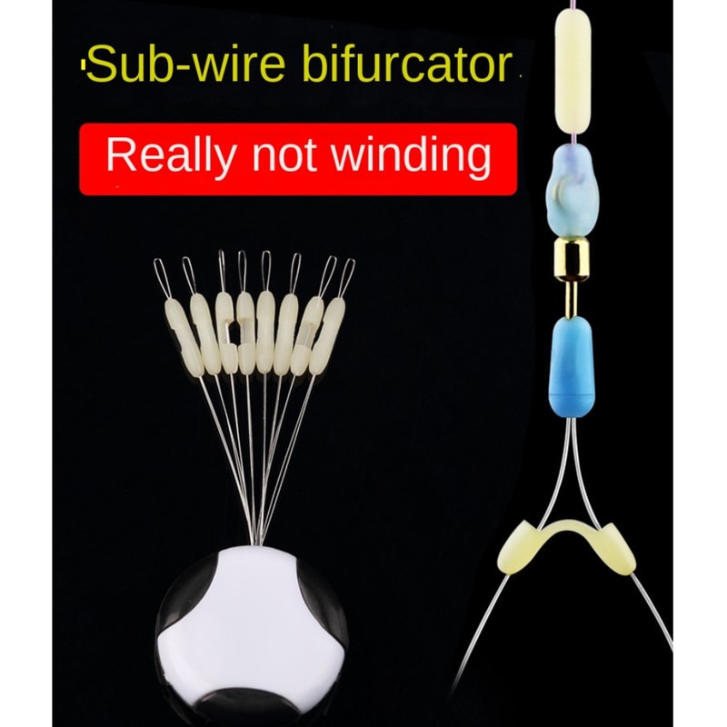 Space Bean Line Swivel Contact Tying Tool for Fishing Line Bifurcation