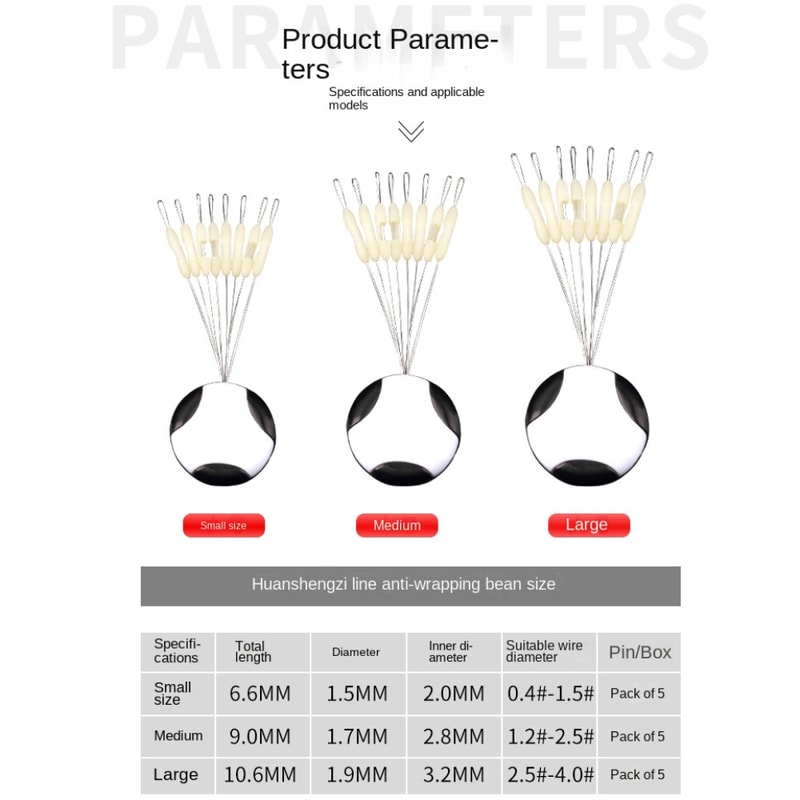 Space Bean Line Swivel Contact Tying Tool for Fishing Line Bifurcation