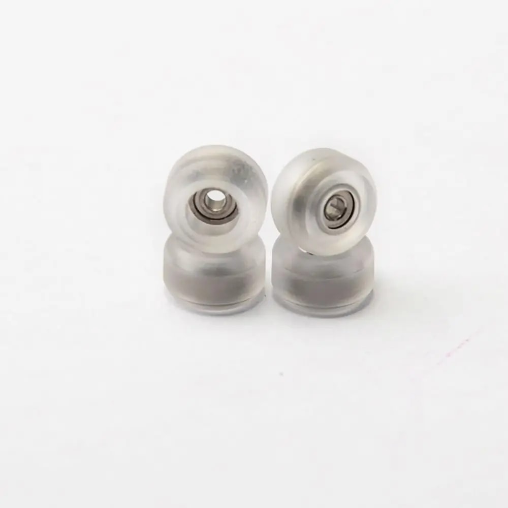 Metal Mini Fingerboard Wheels Urethane CNC New Professional Bearing Wheel PU Skateboard Accessory