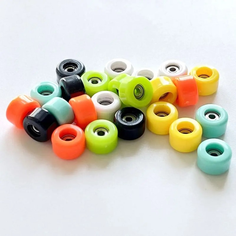 Metal Mini Fingerboard Wheels Urethane CNC New Professional Bearing Wheel PU Skateboard Accessory