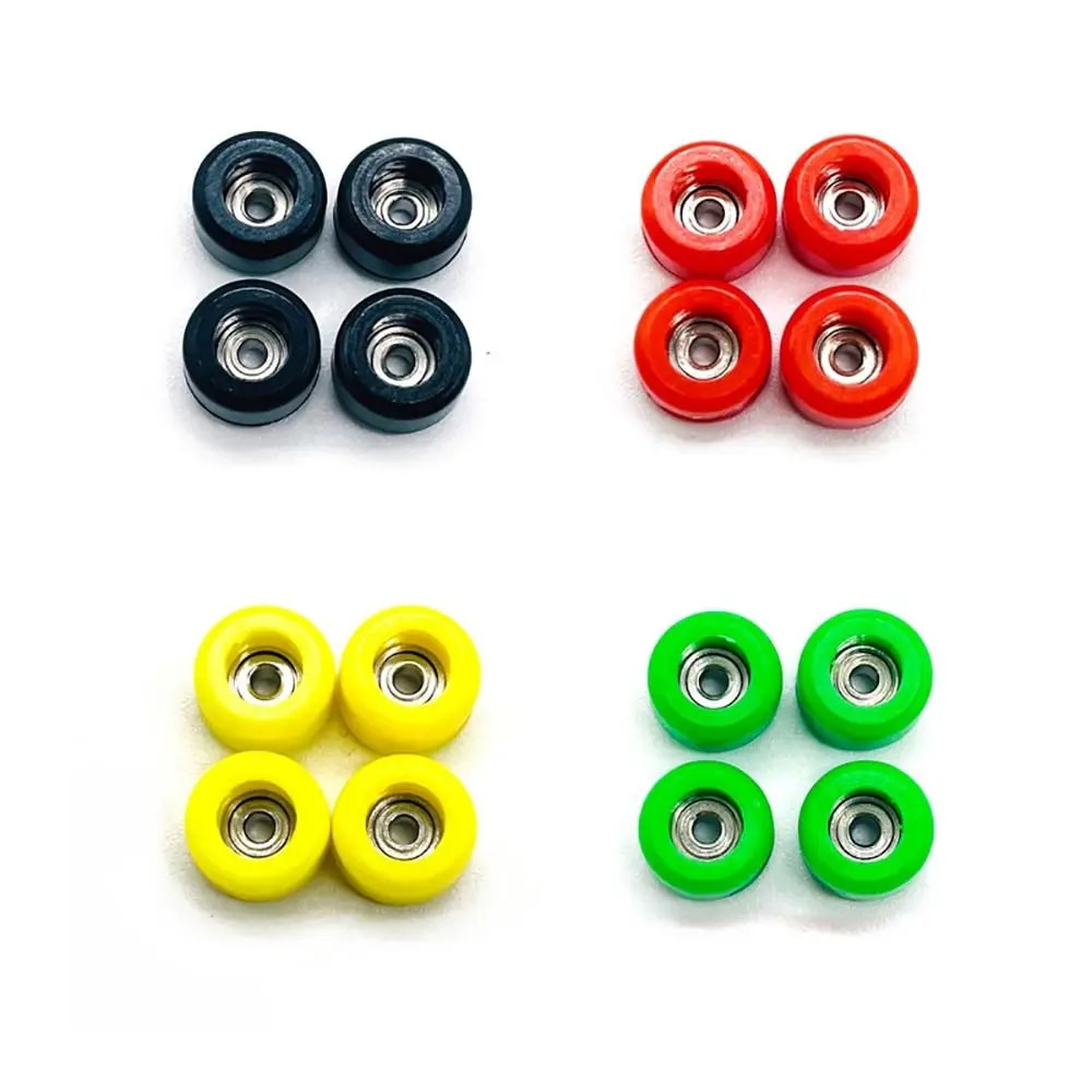 Metal Mini Fingerboard Wheels Urethane CNC New Professional Bearing Wheel PU Skateboard Accessory