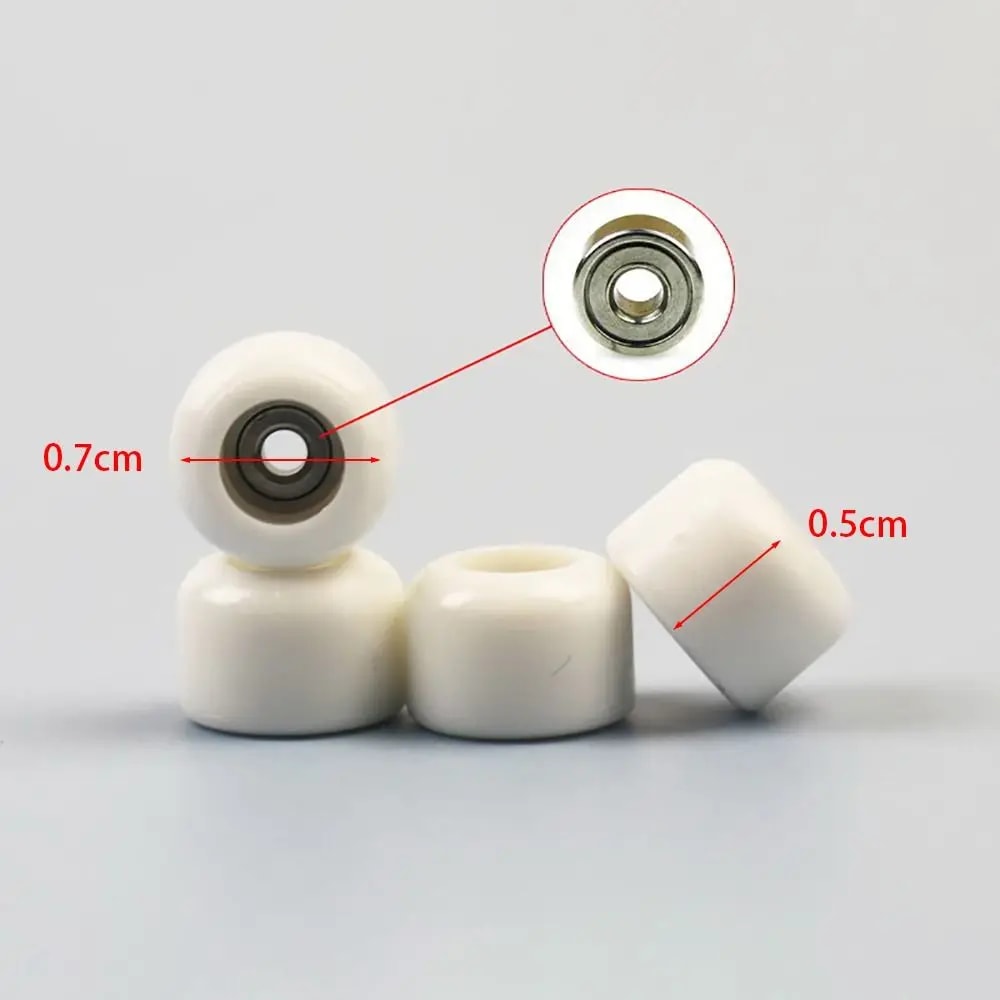 Metal Mini Fingerboard Wheels Urethane CNC New Professional Bearing Wheel PU Skateboard Accessory
