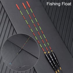 high sensitivity fishing float, wood fluorescent luminous bobber, bold marked fishing light accessories