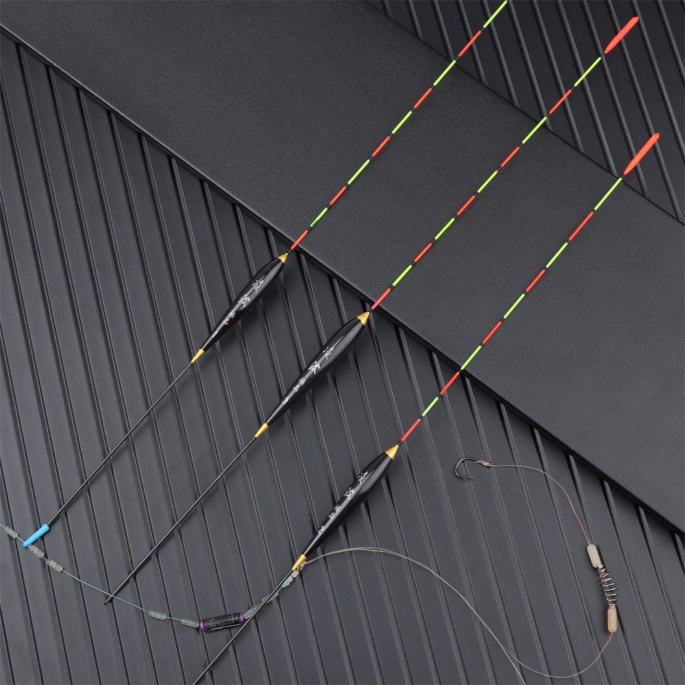 High Sensitivity Fishing Float, Wood Fluorescent Luminous Bobber, Bold Marked Fishing Light Accessories