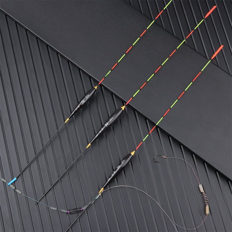 High Sensitivity Fishing Float, Wood Fluorescent Luminous Bobber, Bold Marked Fishing Light Accessories