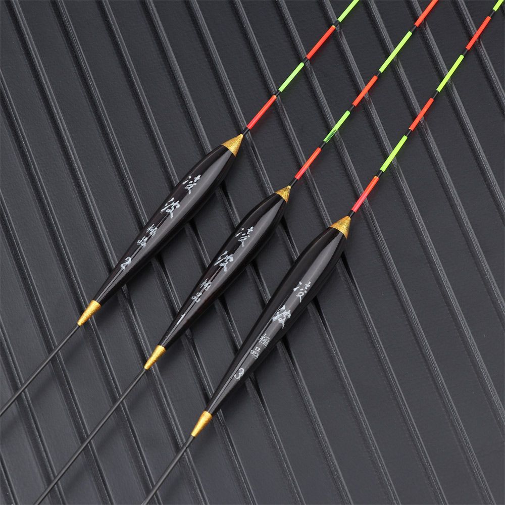 High Sensitivity Fishing Float, Wood Fluorescent Luminous Bobber, Bold Marked Fishing Light Accessories