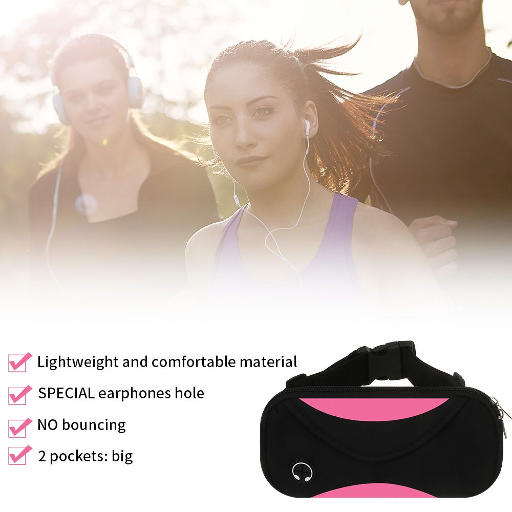 Gym Bag Waist Pack Waterproof Cell Phone Holder For Running Jogging Sports Activities 3