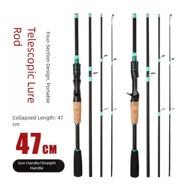 Spinning Fishing Rod Carbon Fiber, M Power Casting Rod, Winter Fishing Pole