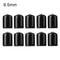 Pool Cue Tip Protector Case, Rubber Slip-on Protector Head Cover, Billiards Snooker Ferrule Replacement