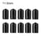 Pool Cue Tip Protector Case, Rubber Slip-on Protector Head Cover, Billiards Snooker Ferrule Replacement