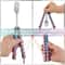Folding Kitchen Tool Spoon Fork, Stainless Steel Practice Training Tool for Outdoor Balisong, Tableware
