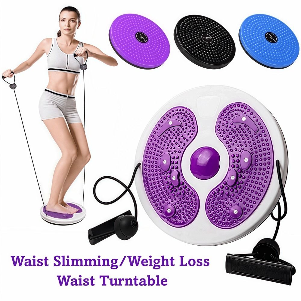 Multifunctional Waist Training Turntable, Portable Aerobic Exercise for Beautiful Legs and Waist Twisting Massage